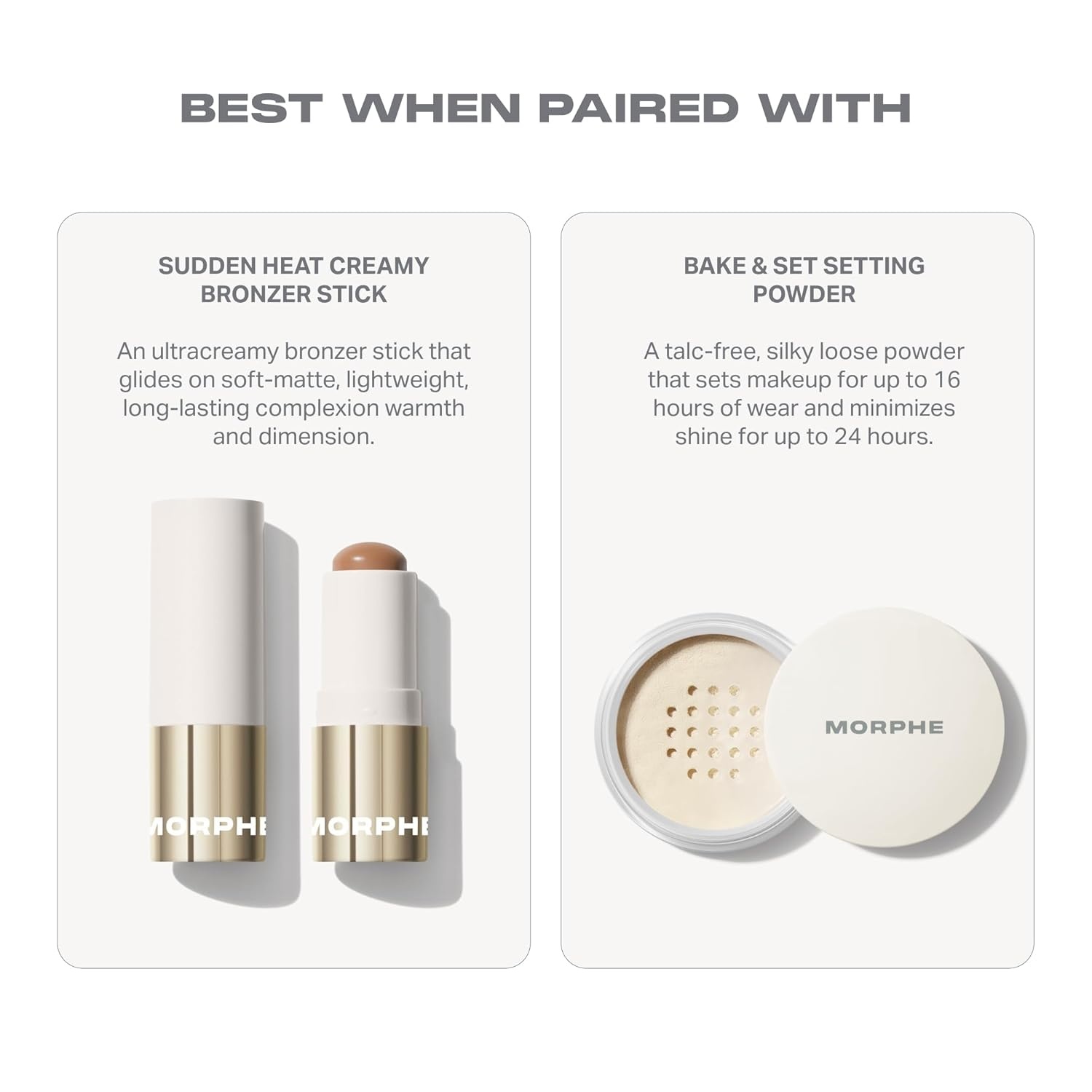 image:imageMorphe Cheek Thrills MultiFinish Face Trio Blush for Cheeks with Cream Balm and Powder Finishes Buildable Monochromatic Face Palette for Glow and Dimension Apres Ski 038 oz