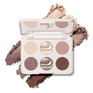 Morphe ChromaPlus 6-Pan Eyeshadow Palette – High Pigment Eye Makeup with Shimmer, Matte & Metallic Eye Shadow – Neutral Eyeshadow Makeup Collection for All-Day Wear – Rich Glitch (0.26 oz)