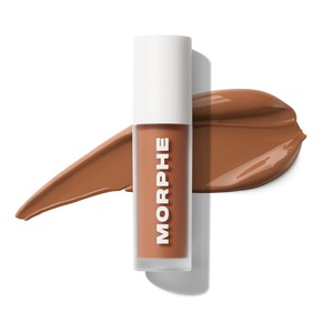 Morphe Wakeup Artist Under Eye Concealer – Lightweight Serum Concealer + Brightening Color Corrector – Hydrating Under Eye Brightener for Dark Circles & Radiant Face Makeup – Cocoa 15N (0.12 oz)(Chestnut 11W)