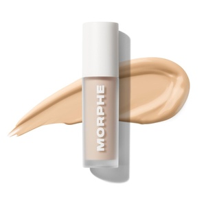 Morphe Wakeup Artist Under Eye Concealer – Lightweight Serum Concealer + Brightening Color Corrector – Hydrating Under Eye Brightener for Dark Circles & Radiant Face Makeup – Beige 6N (0.12 oz)(Ivory 3N)