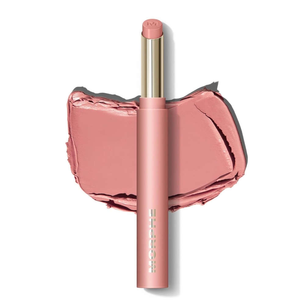 image:imageMorphe Lip Filter Hydroplump Soft Matte Lipstick Plumping Matte Lip Color with Jojoba Oil and Mango Butter Long Lasting Moisturizing Lipstick for Women Teddy 008 ozBallet