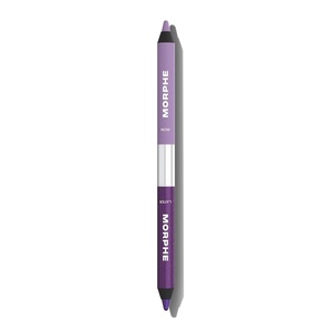 Morphe Bi-Liner Dual-Ended Gel Eyeliner Pencil – Matte & Metallic Eye Liner Duo with Long Lasting Waterproof Color for Precise and Smoked Eye Makeup Looks – Give or Take (0.04 oz)(Lilac/Shimmer Purple)