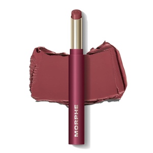 Morphe Lip Filter Hydroplump Soft Matte Lipstick – Plumping Matte Lip Color with Jojoba Oil and Mango Butter – Long Lasting Moisturizing Lipstick for Women – Teddy (0.08 oz)(Plush)