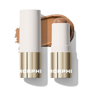 Morphe Sudden Heat Cream Bronzer Stick – Ulta-Creamy Soft Matte Bronzer Makeup & Complexion Stick with Vitamin E + Jojoba Oil – Face Bronzers for Buildable Warmth & Dimension – Flicker (0.28 oz)