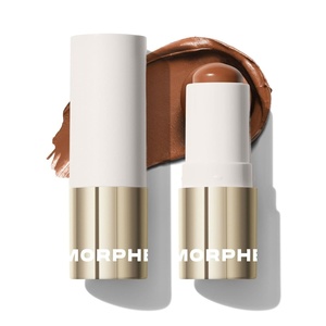 Morphe Sudden Heat Cream Bronzer Stick – Ulta-Creamy Soft Matte Bronzer Makeup & Complexion Stick with Vitamin E + Jojoba Oil – Face Bronzers for Buildable Warmth & Dimension – Sizzle (0.28 oz)
