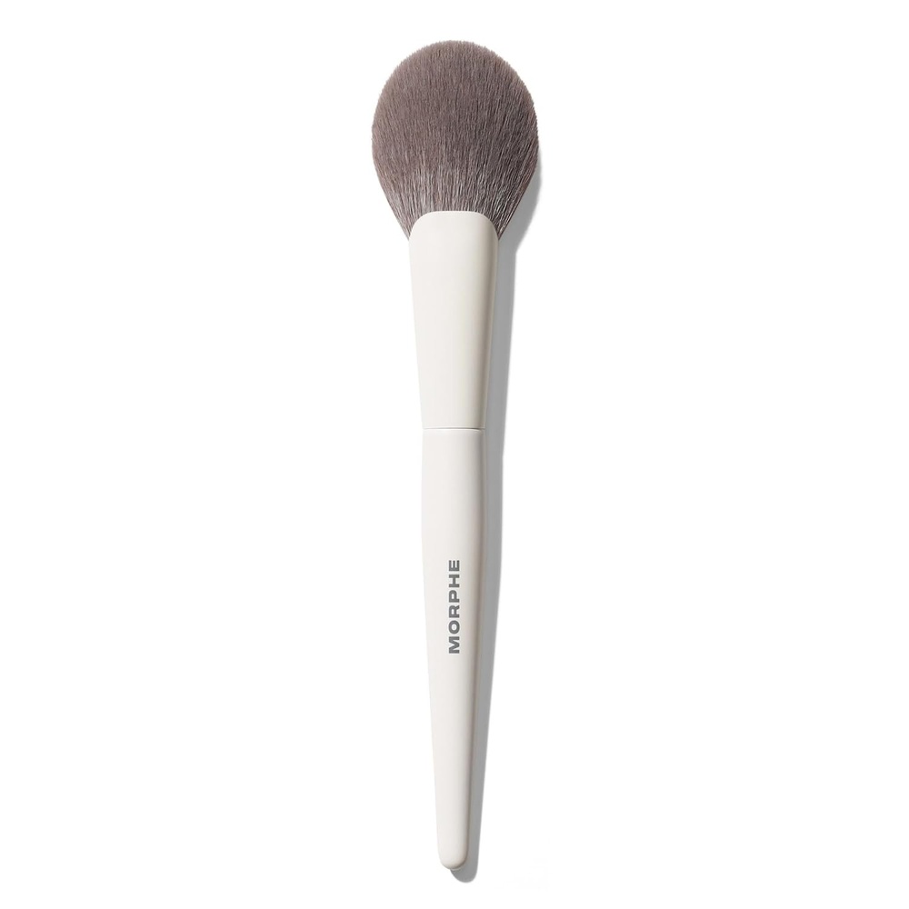image:imageMorphe M163 Paddle Powder Makeup Brush  Large Fluffy Powder Brush for Soft Setting and Finishing  Face Applicator for Smooth Veiled Coverage and Even Distribution