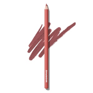 Morphe Signature Lip Liner Pencil – Creamy, Long Lasting Definer for Precise Shaping and Filling – Lip Makeup Essential with Smooth Glide – Professional Lipliner Pencil – Dearest (0.05 oz)(Dearest)